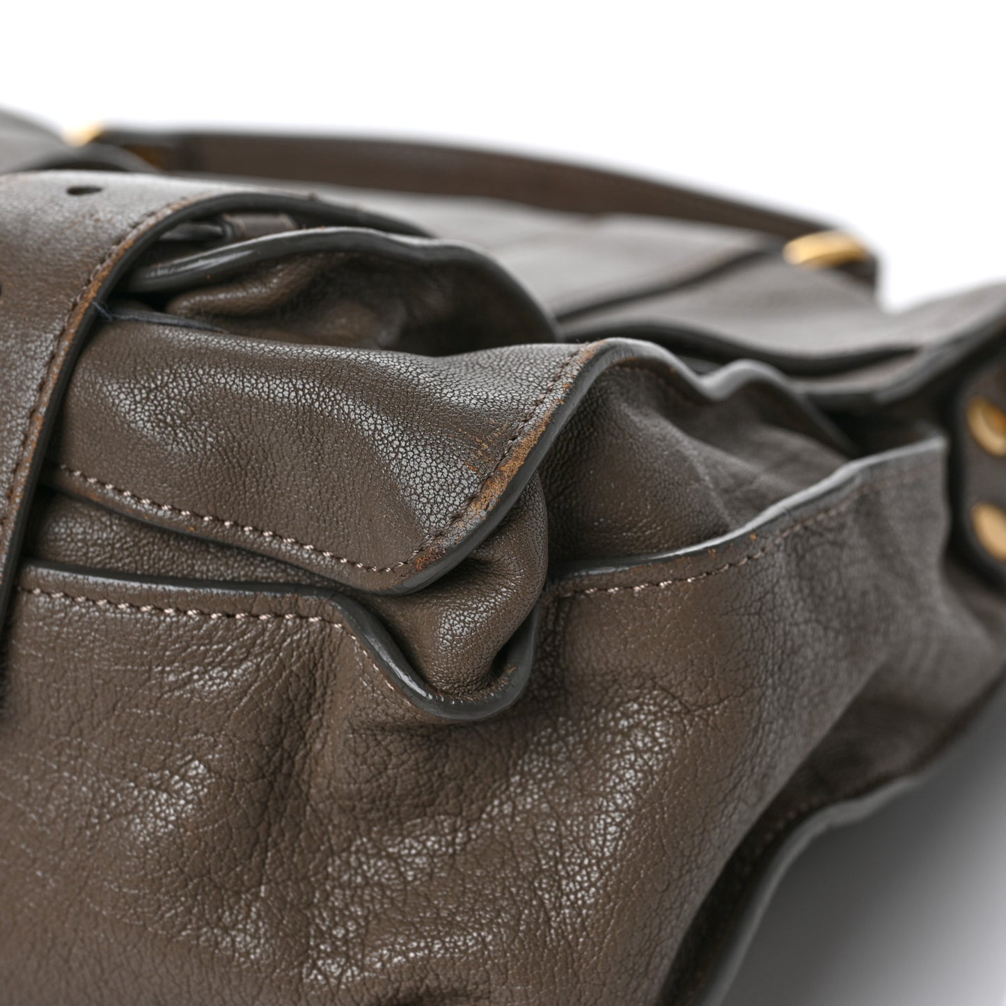 Lambskin Medium PS1 Satchel Smoke