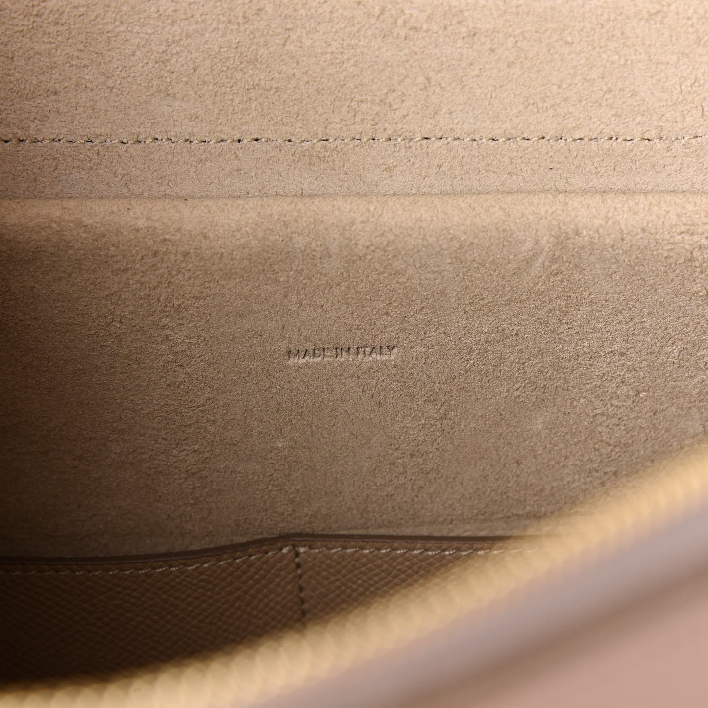 Grained Calfskin Mini Belt Bag Light Taupe