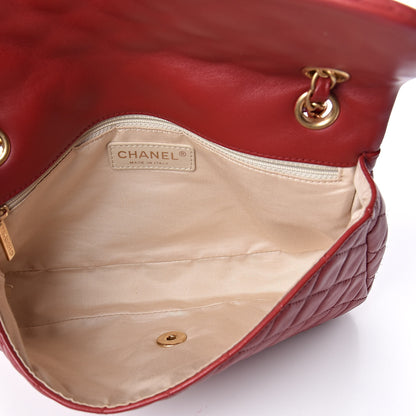 Chanel Lambskin Quilted Medium Cruise Charm Flap Red 5 of 10