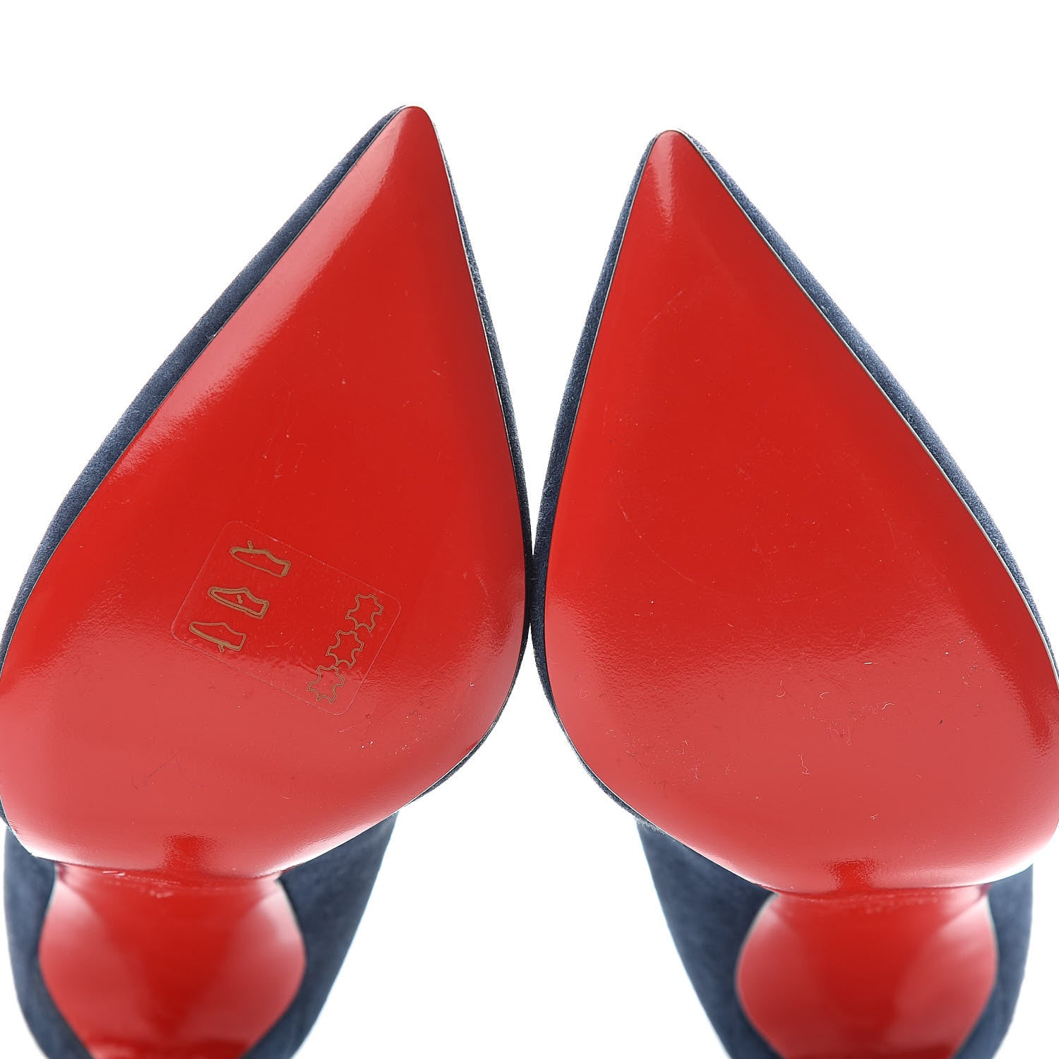 Christian Louboutin Suede Victorina 100 Pumps 37 Night 7 of 9