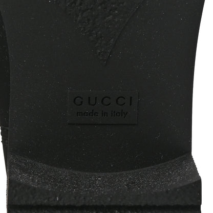 Gucci Rubber Double G Womens Rain Boots 36 Black 7 of 10