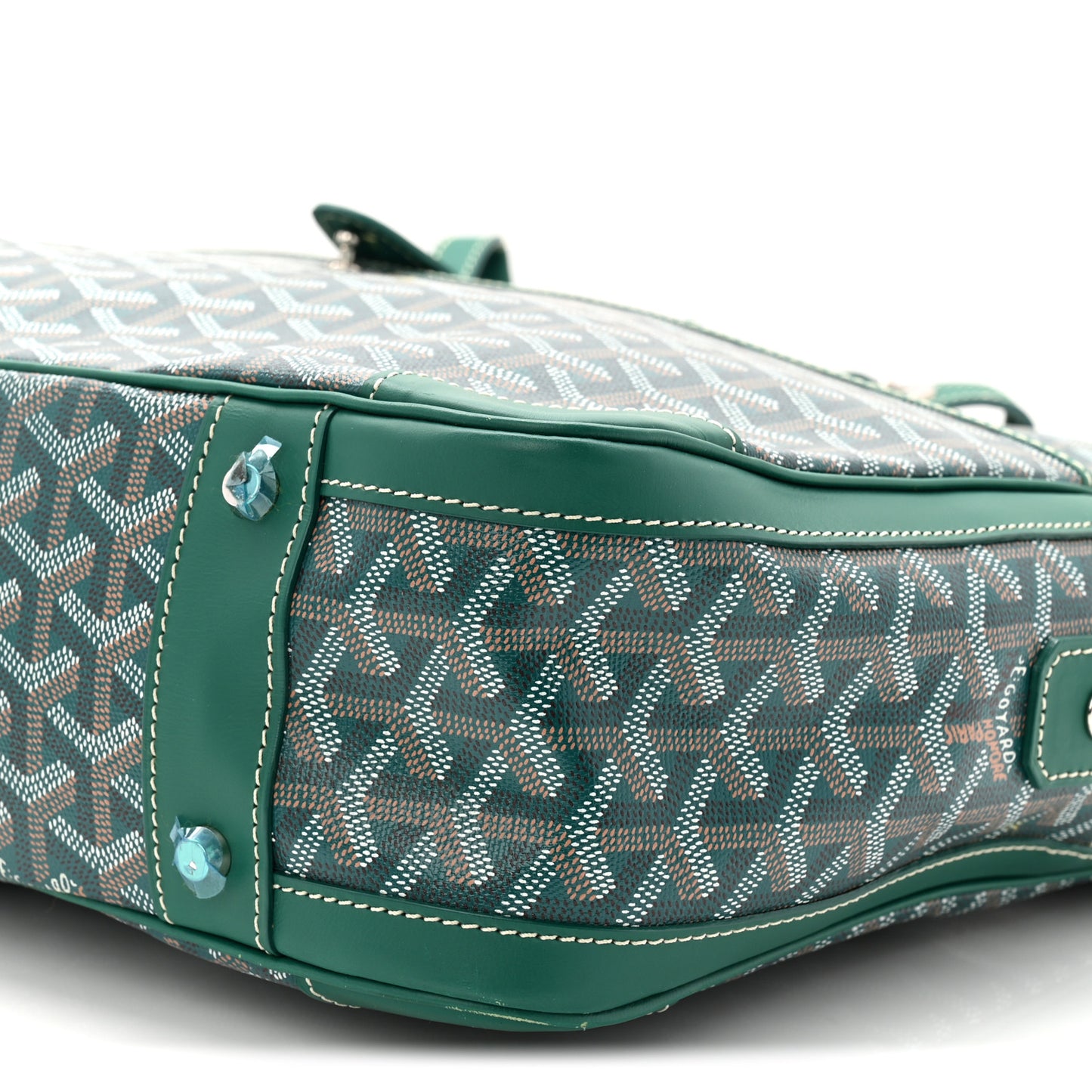 Goyardine Ambassade MM Briefcase Green