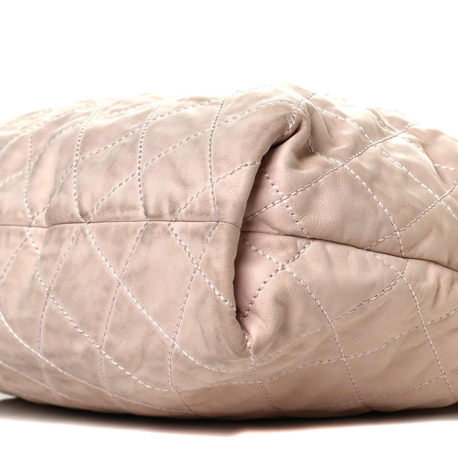 Chanel Iridescent Calfskin Quilted Coco Daily Hobo Rose Clair 8 of 11