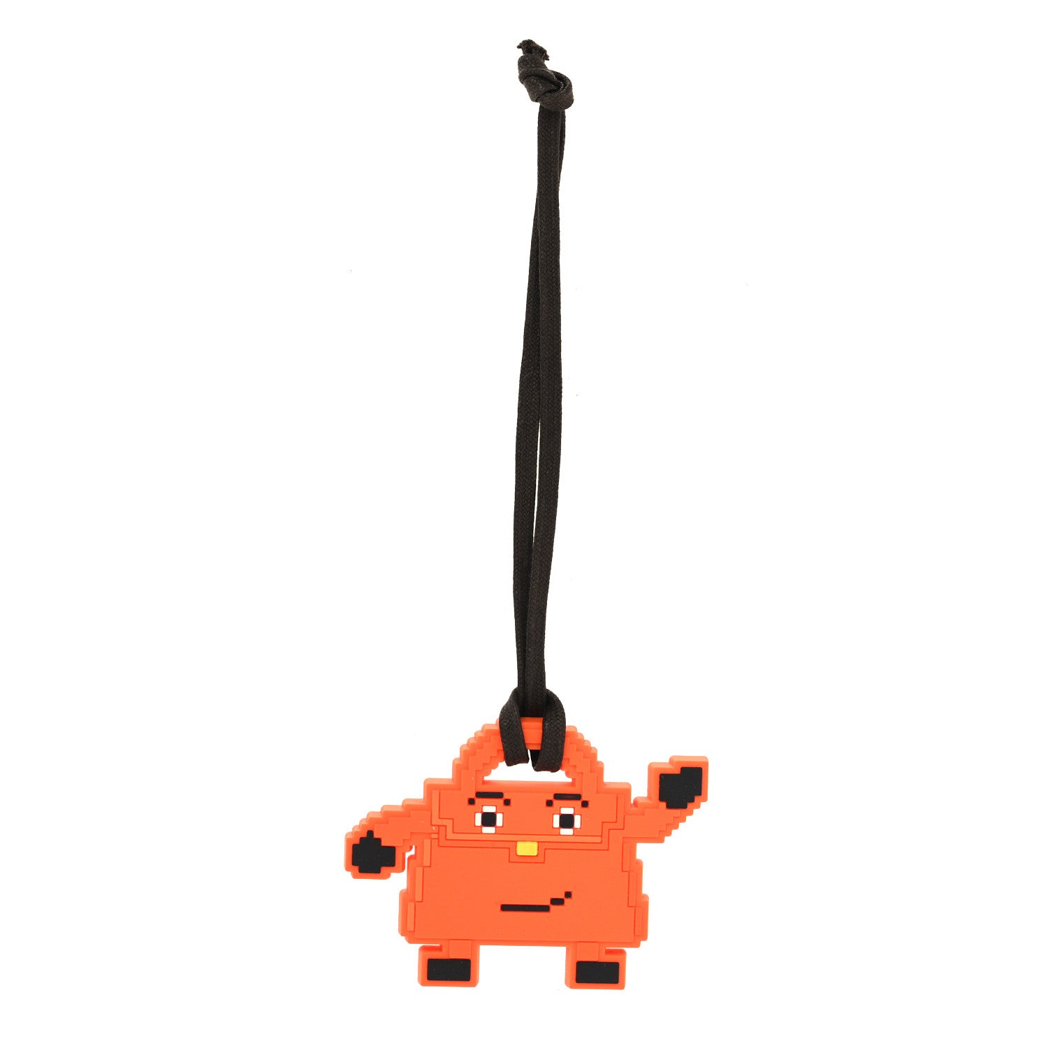 Hermes Rubber Jingle Games Kelly Doll Quelle Idole Bag Charm Orange 1 of 3