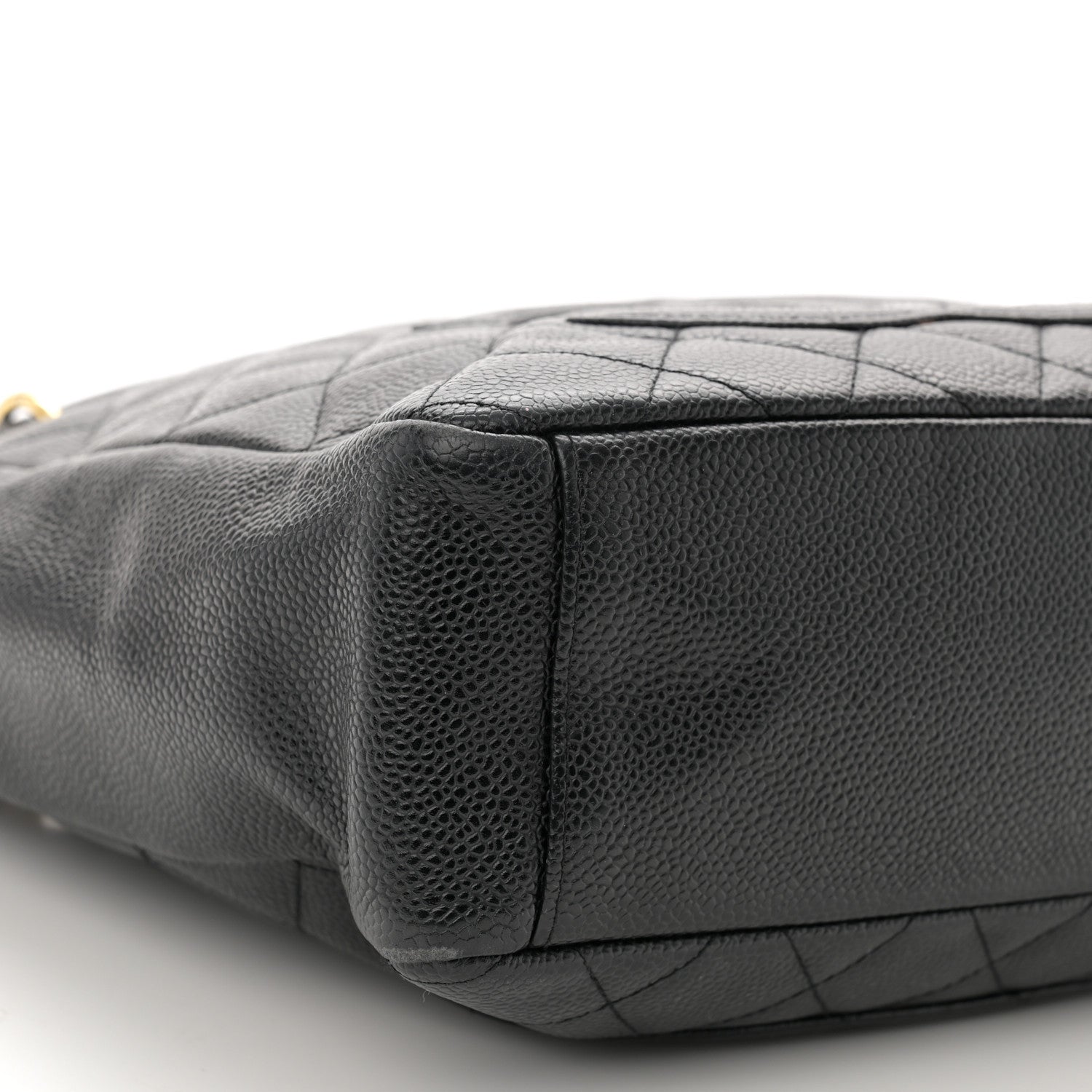 Chanel Caviar Quilted Petit Shopping Tote PST Black 9 of 12