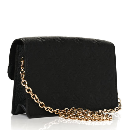 Louis Vuitton Empreinte Vavin Chain Wallet Black 3 of 12