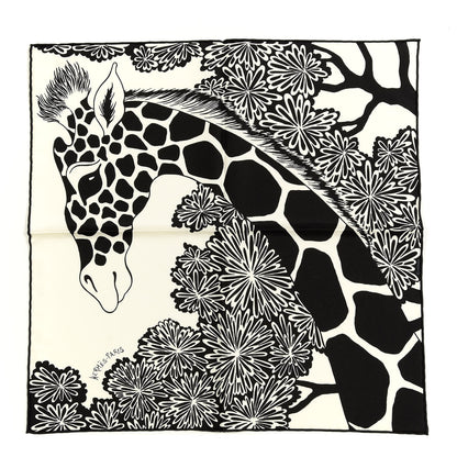 Hermes Silk The Three Graces Zoom Scarf 45 Blanc Casse Black 1 of 4