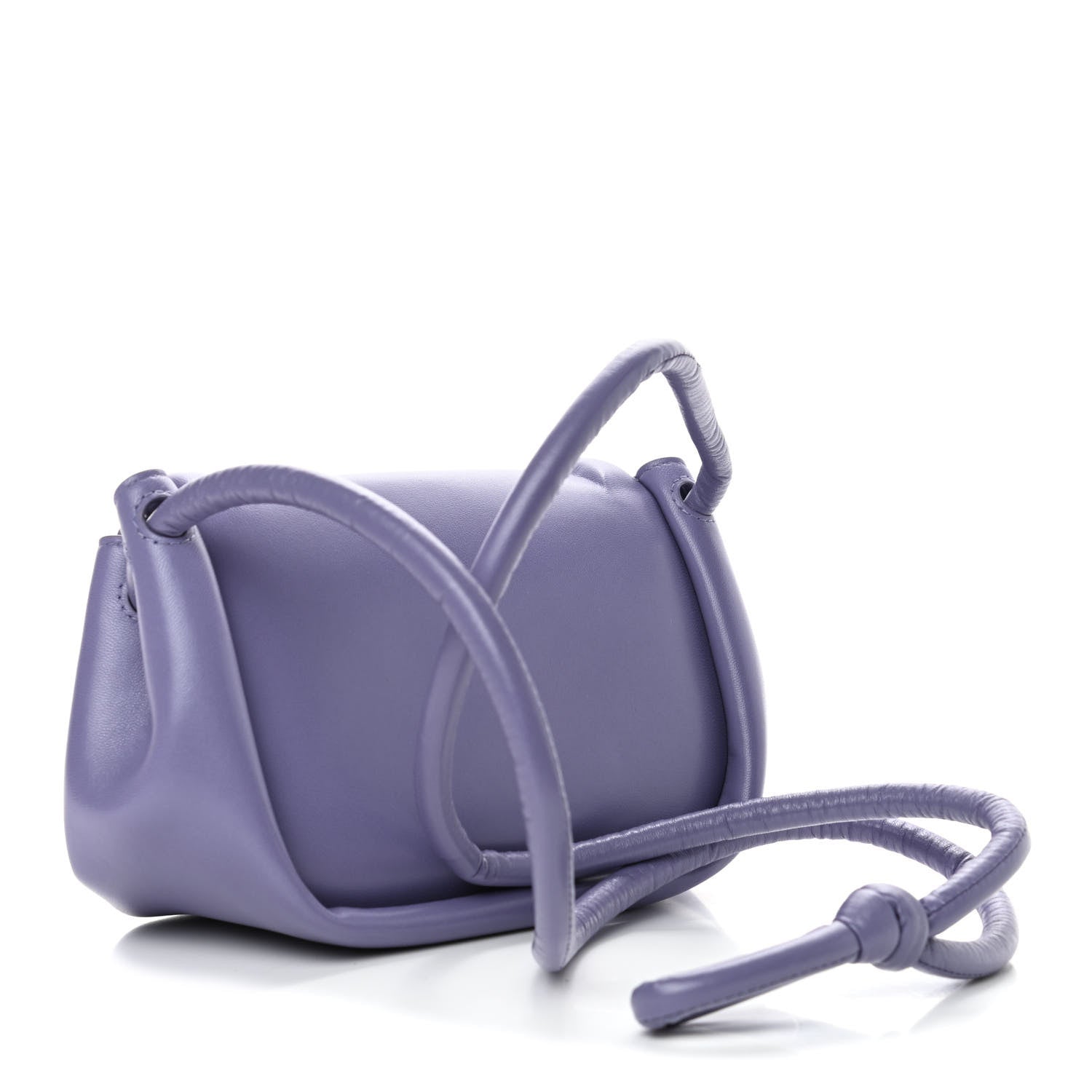 Bottega Veneta Lambskin Small Beak Triangle Flap Shoulder Bag Lavender 2 of 4