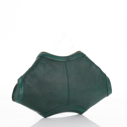 Alexander McQueen Calfskin De Manta Clutch Dark Green 3 of 7