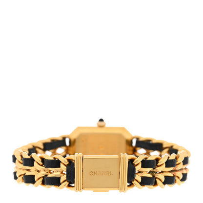 Chanel Stainless Steel Lambskin 20mm Chain Premiere Quartz Watch Gold XL 3 of 4