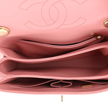 Chanel Lambskin Quilted Small Trendy CC Flap Dual Handle Bag Light Pink 5 of 11