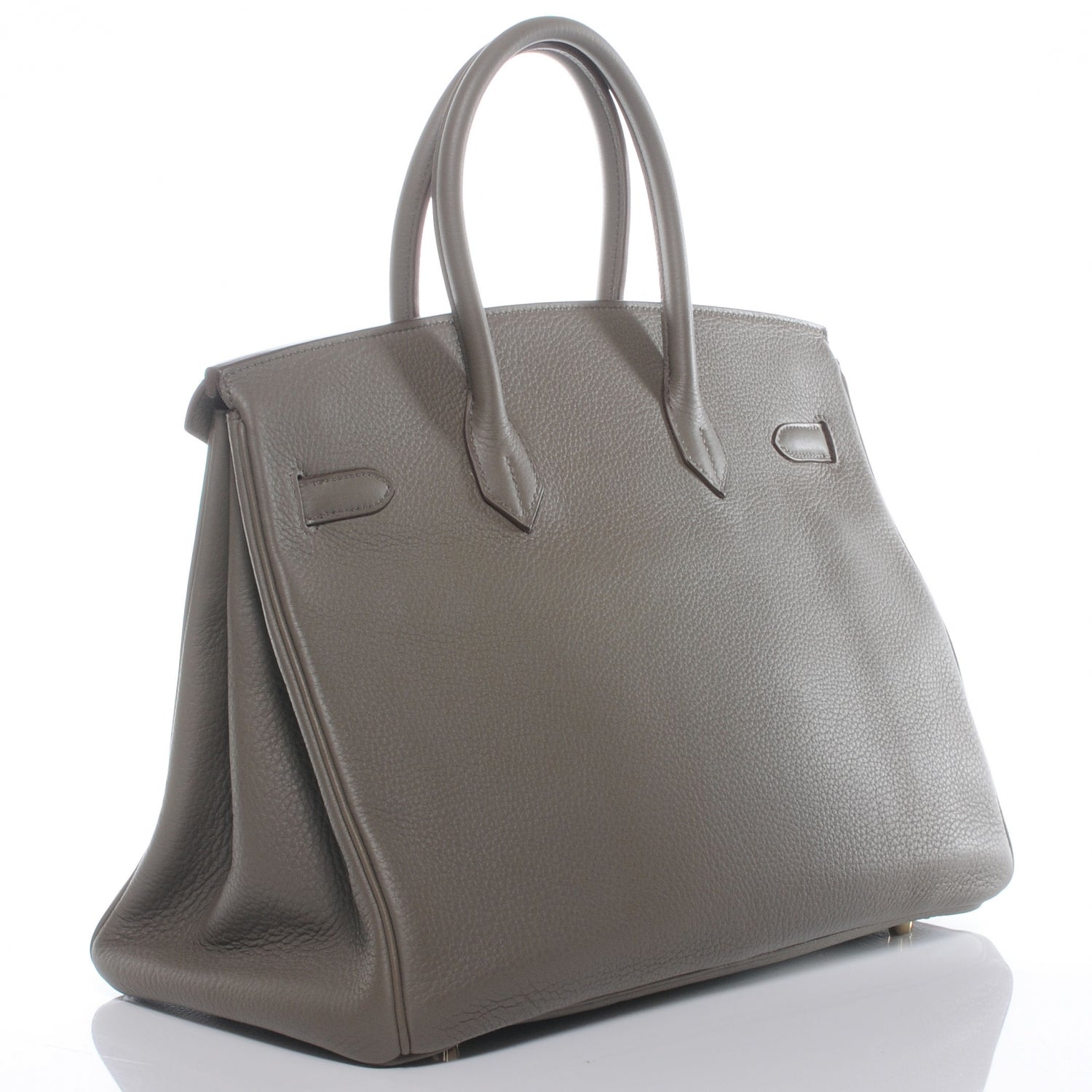 Hermes Taurillon Clemence Lizard Club Birkin 35 Etain Graphite 3 of 10