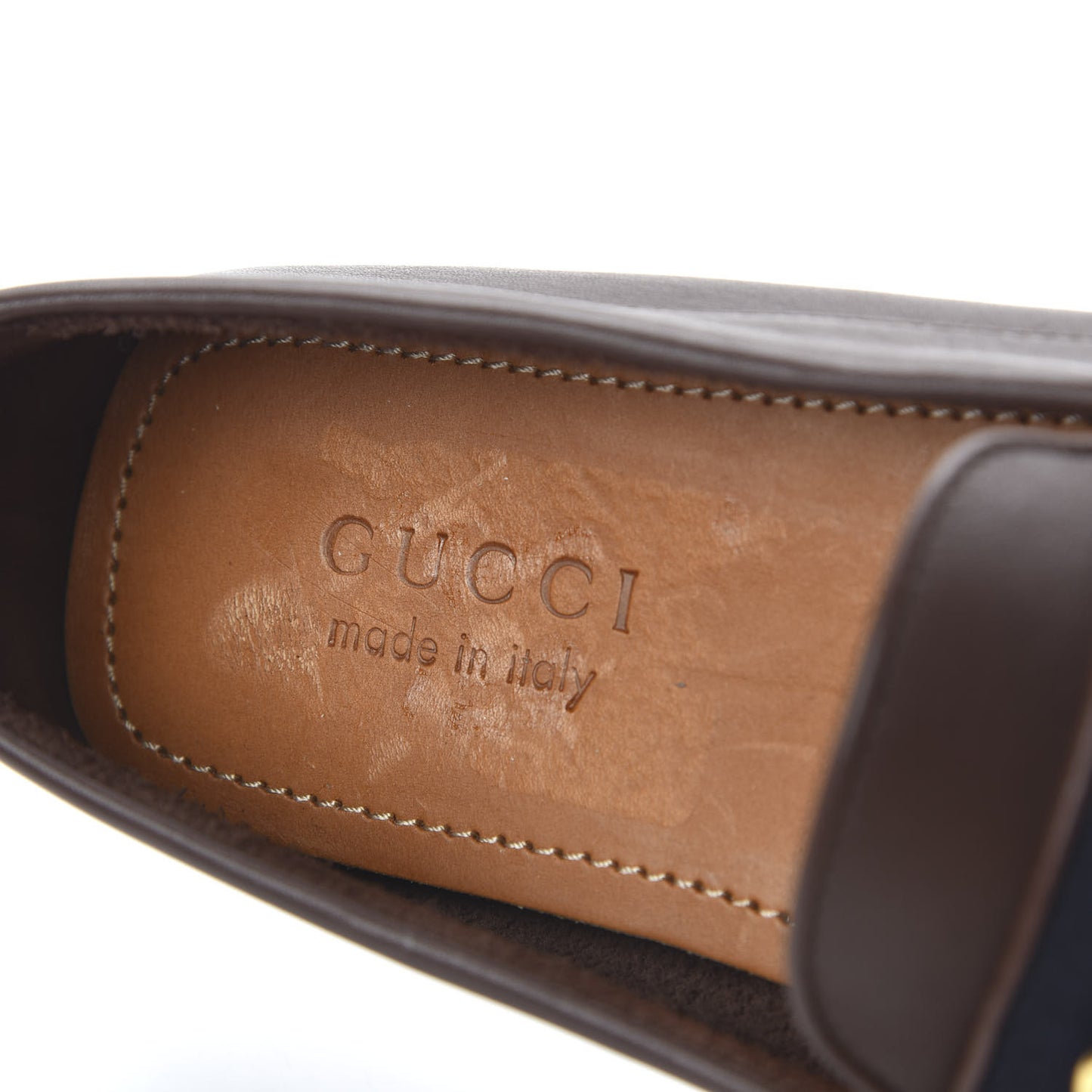 Soft Clove Calfskin Web Mens Horsebit Driver Loafers 8.5 Cocoa