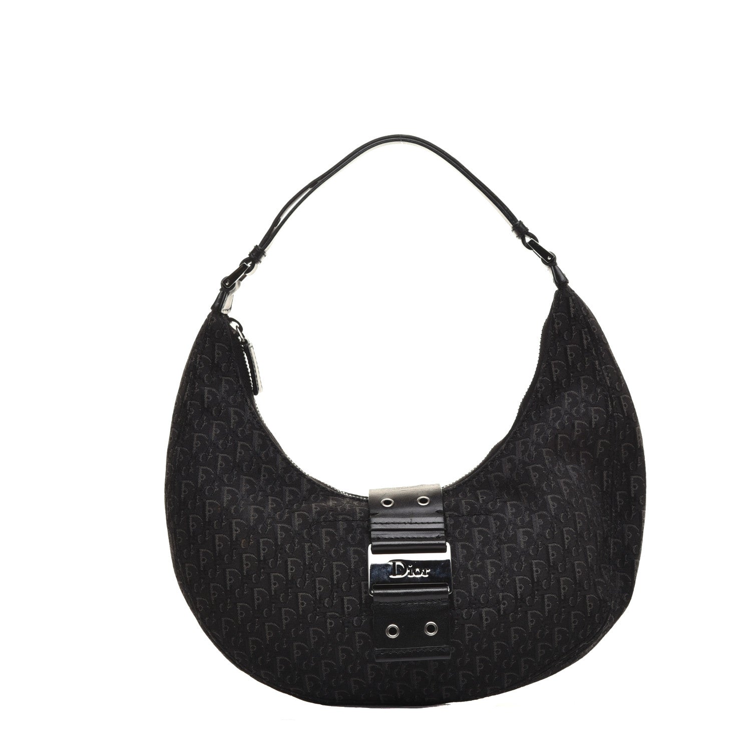 Christian Dior Monogram Street Chic Hobo Black 1 of 9