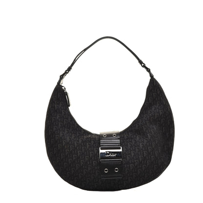 Christian Dior Monogram Street Chic Hobo Black 1 of 9