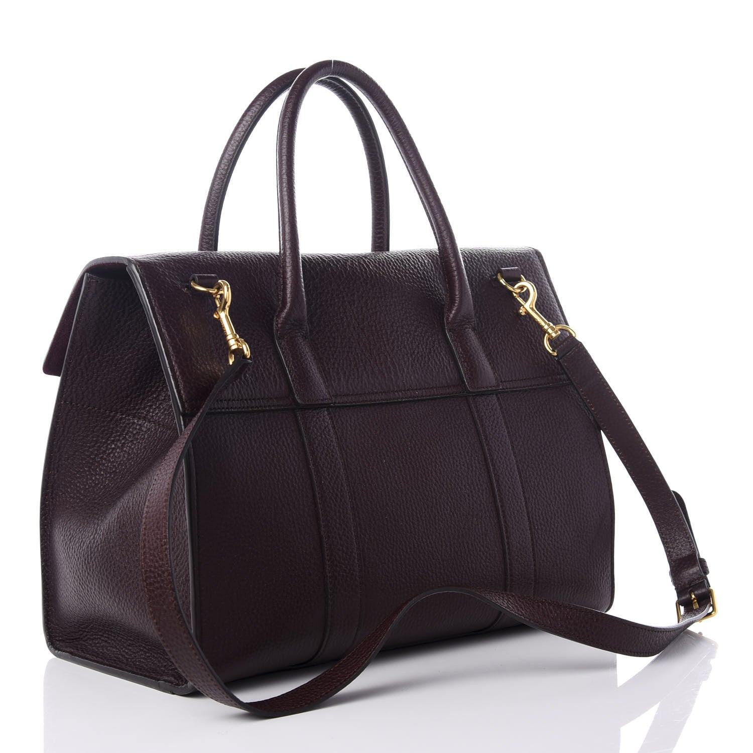 Mulberry Classic Grain Calfskin New Bayswater Oxblood 2 of 9