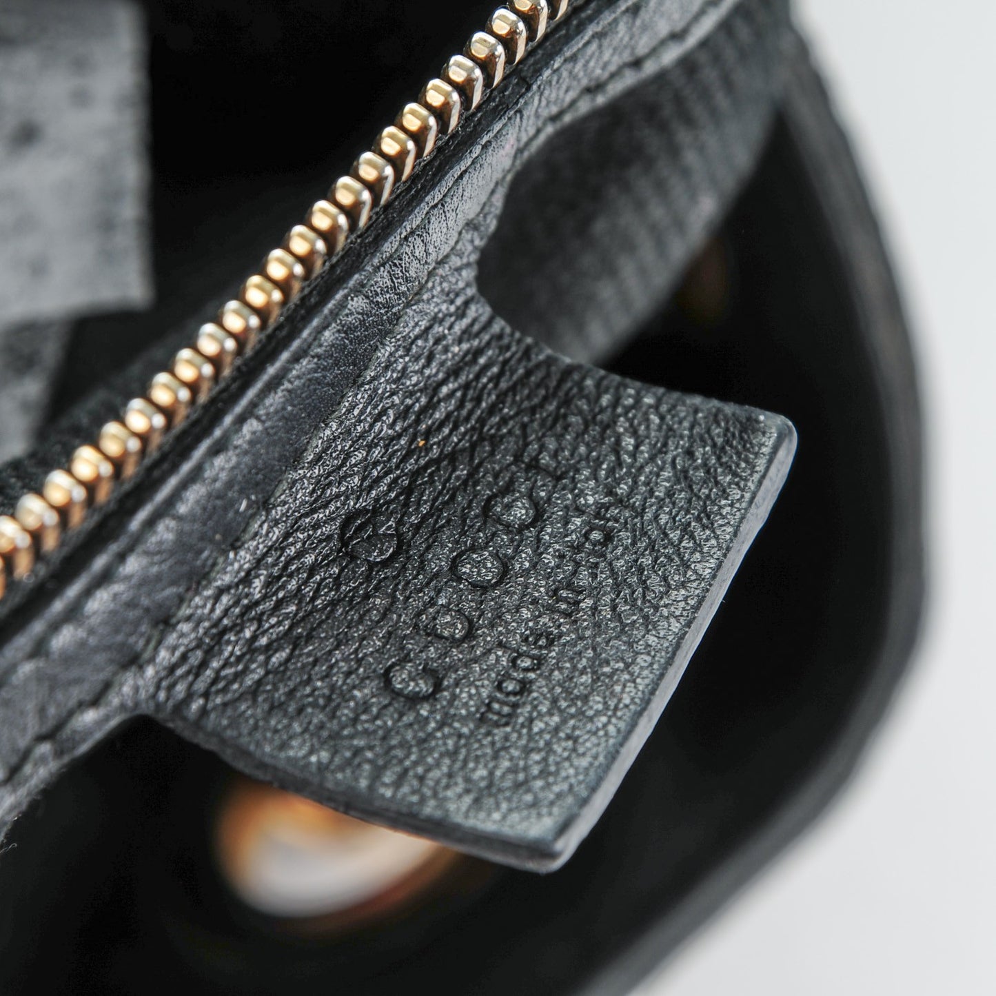 Patent Medium Soho Chain Shoulder Bag Black