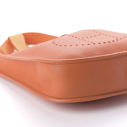 Hermes Taurillon Clemence Evelyne PM Orange 6 of 9