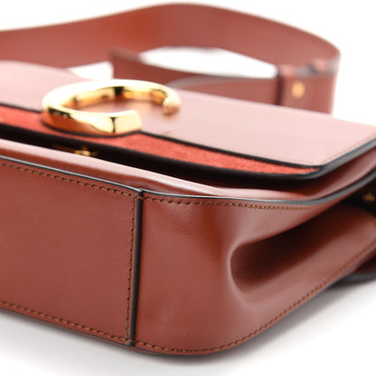 Chloe Calfskin Small C Double Carry Sepia Brown 9 of 9