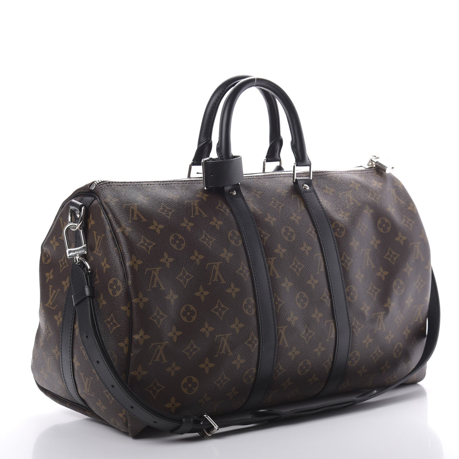 Louis Vuitton Monogram Macassar Keepall Bandouliere 45 2 of 10