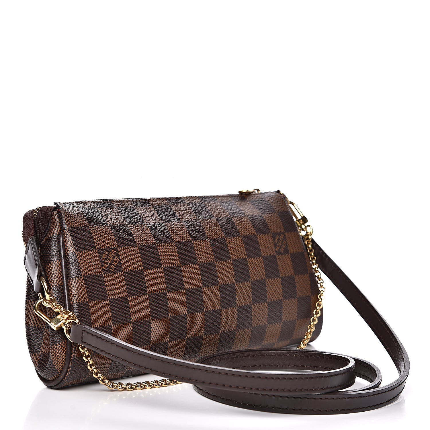 Louis Vuitton Damier Ebene Eva Clutch 3 of 11