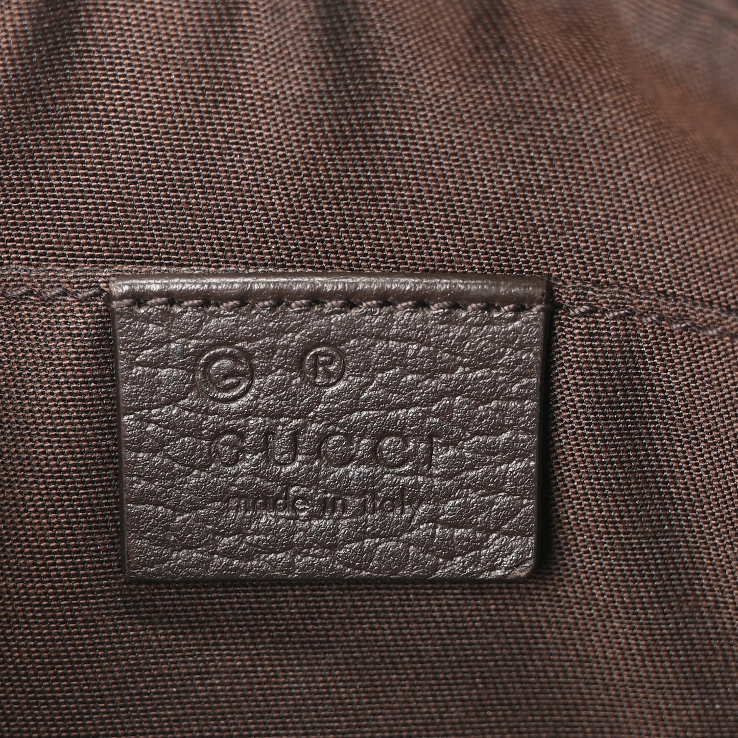 Monogram Belt Bag Dark Brown