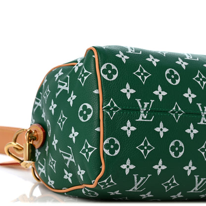 Louis Vuitton Calfskin Monogram Speedy P9 Bandouliere 25 Green 9 of 12