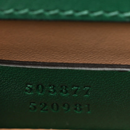 Gucci Snakeskin GG Small Ophidia Chain Shoulder Bag Green 7 of 10