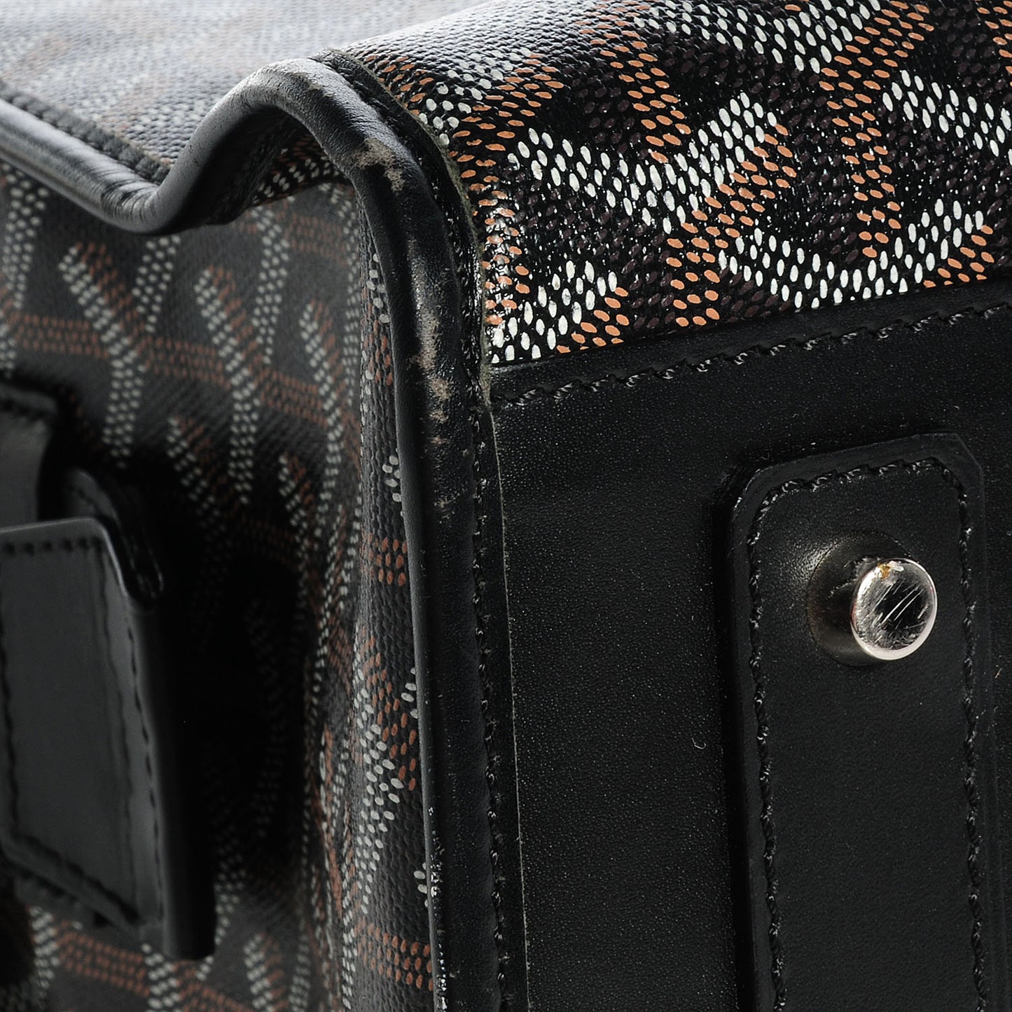 Goyardine Marquises Tote Black