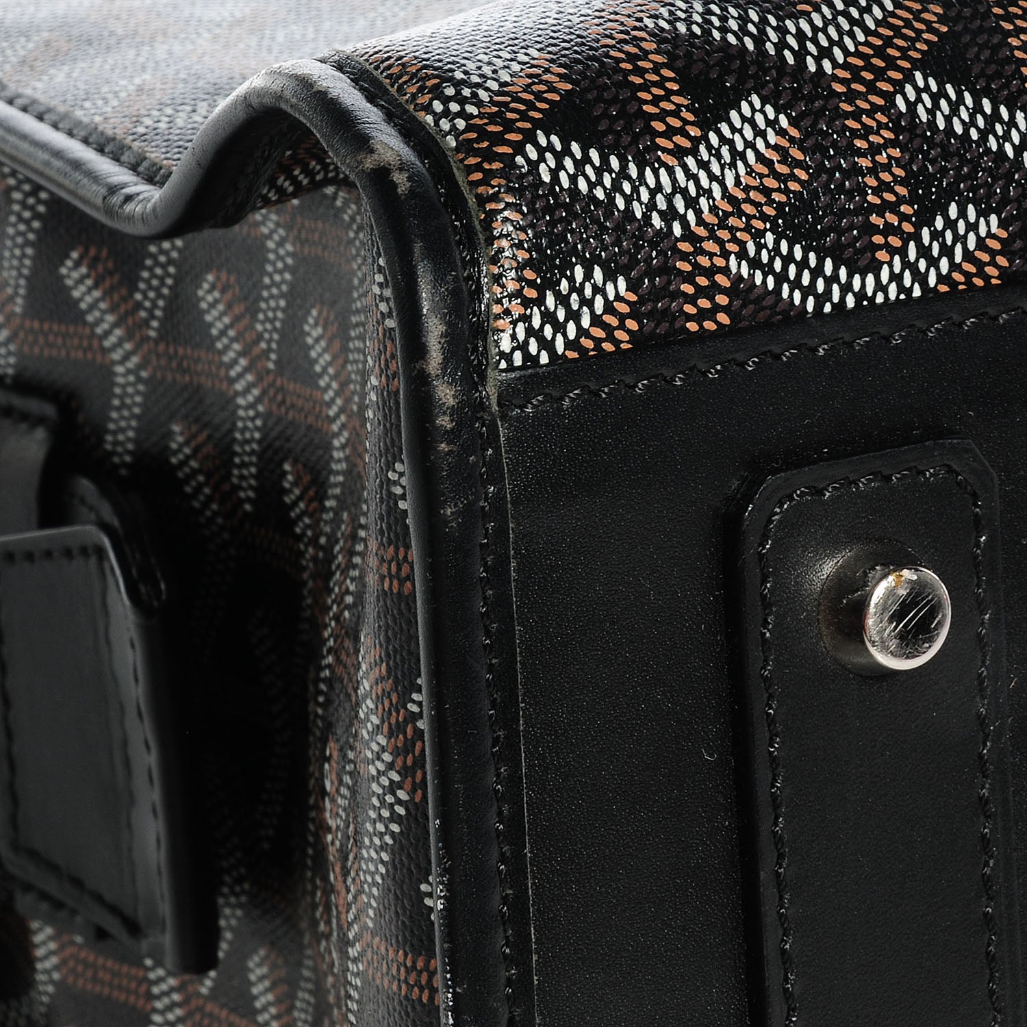 Goyard Goyardine Marquises Tote Black 6 of 11