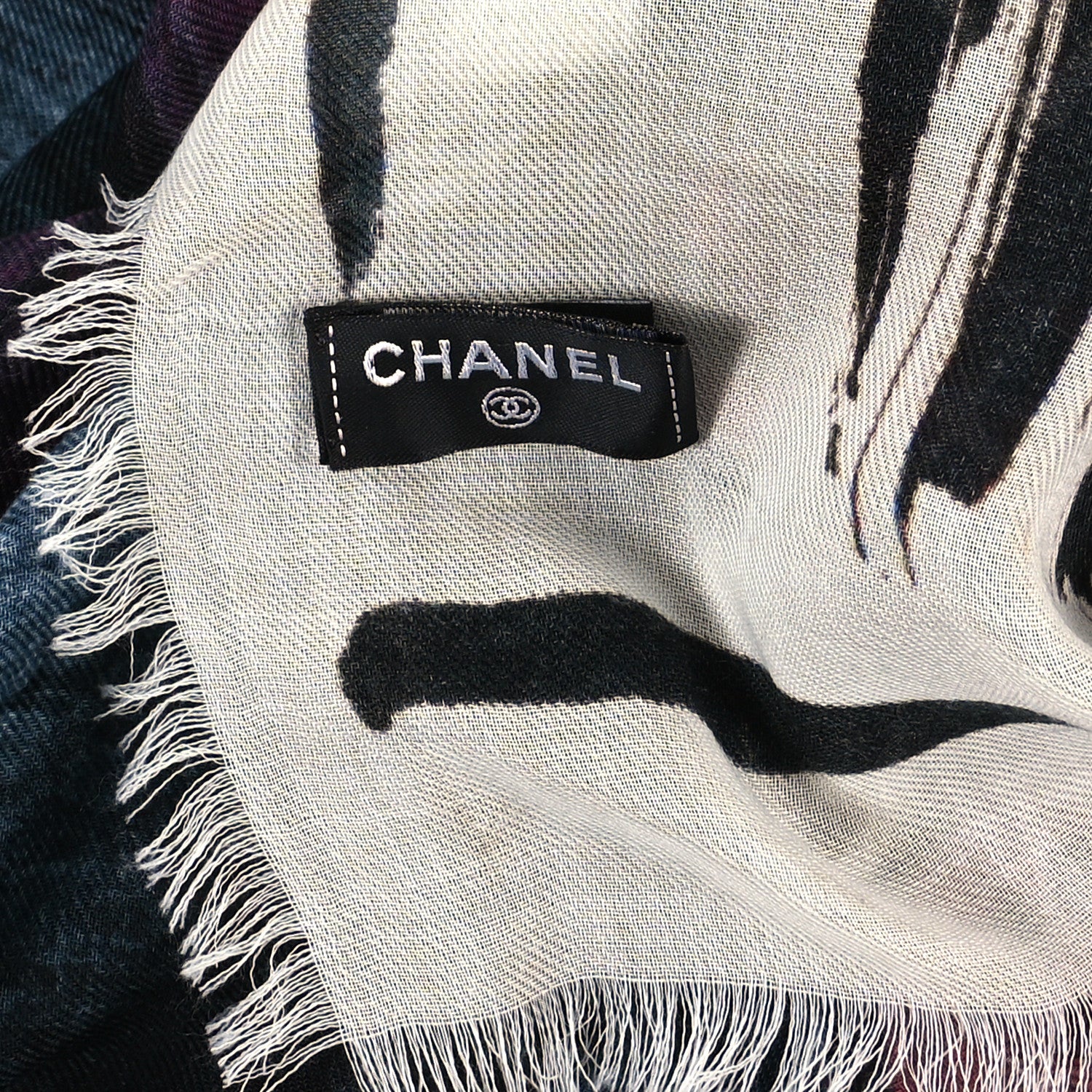 Chanel Cashmere Jewel Shawl Multicolor 3 of 4