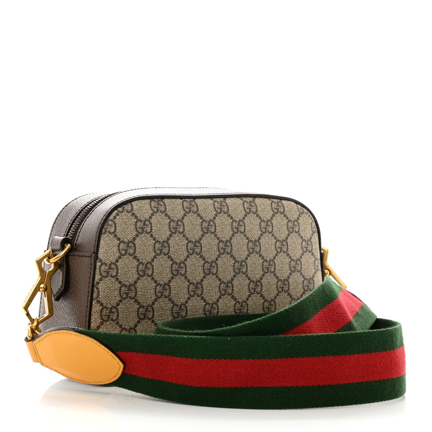 GG Supreme Monogram Web Neo Vintage Shoulder Bag Beige New Acero Crop