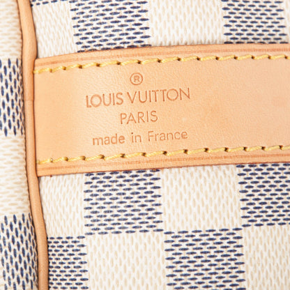 Louis Vuitton Damier Azur Keepall Bandouliere 55 6 of 8