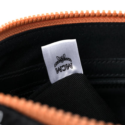 MCM Visetos Wristlet Pouch Black 6 of 9