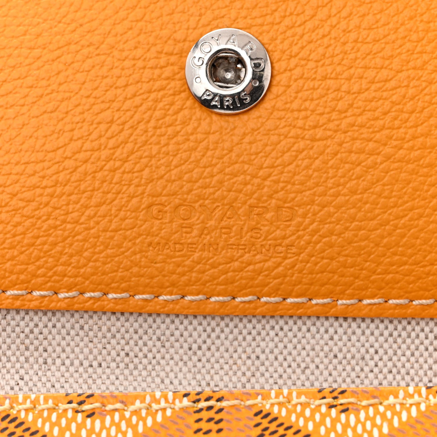 Goyard Goyardine Boheme Hobo Yellow 7 of 11