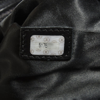 Chanel Calfskin Flap Shoulder Bag Black 7 of 7
