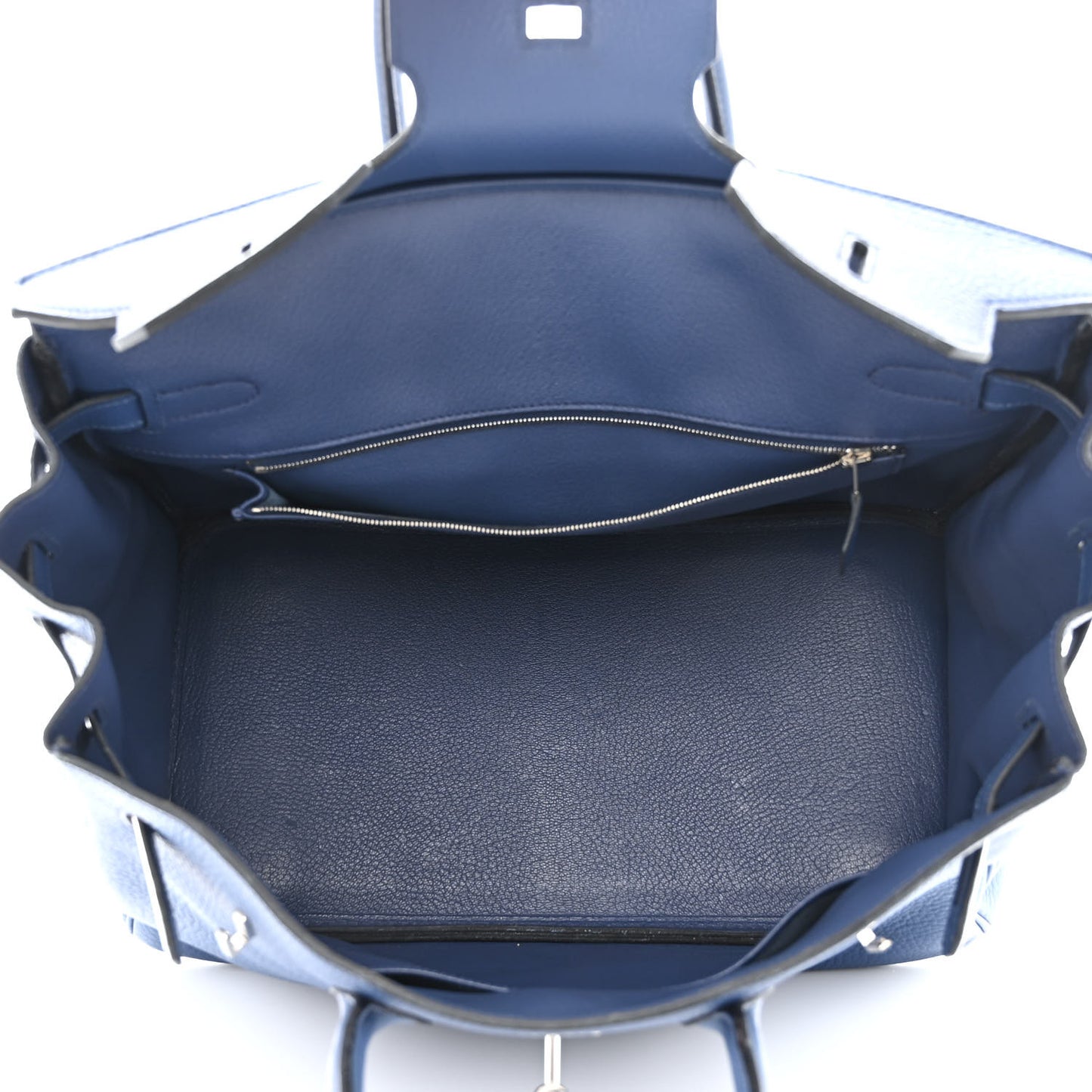 Taurillon Clemence Birkin 35 Bleu Brighton