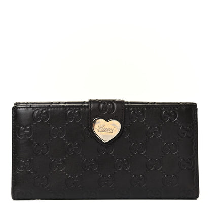 Gucci Guccissima Heart Continental Wallet Dark Brown 1 of 12