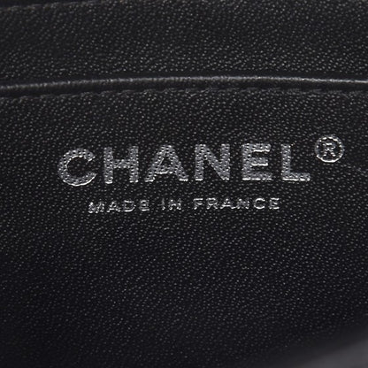 Chanel Lambskin Chevron Quilted Mini Square Flap Black 6 of 8