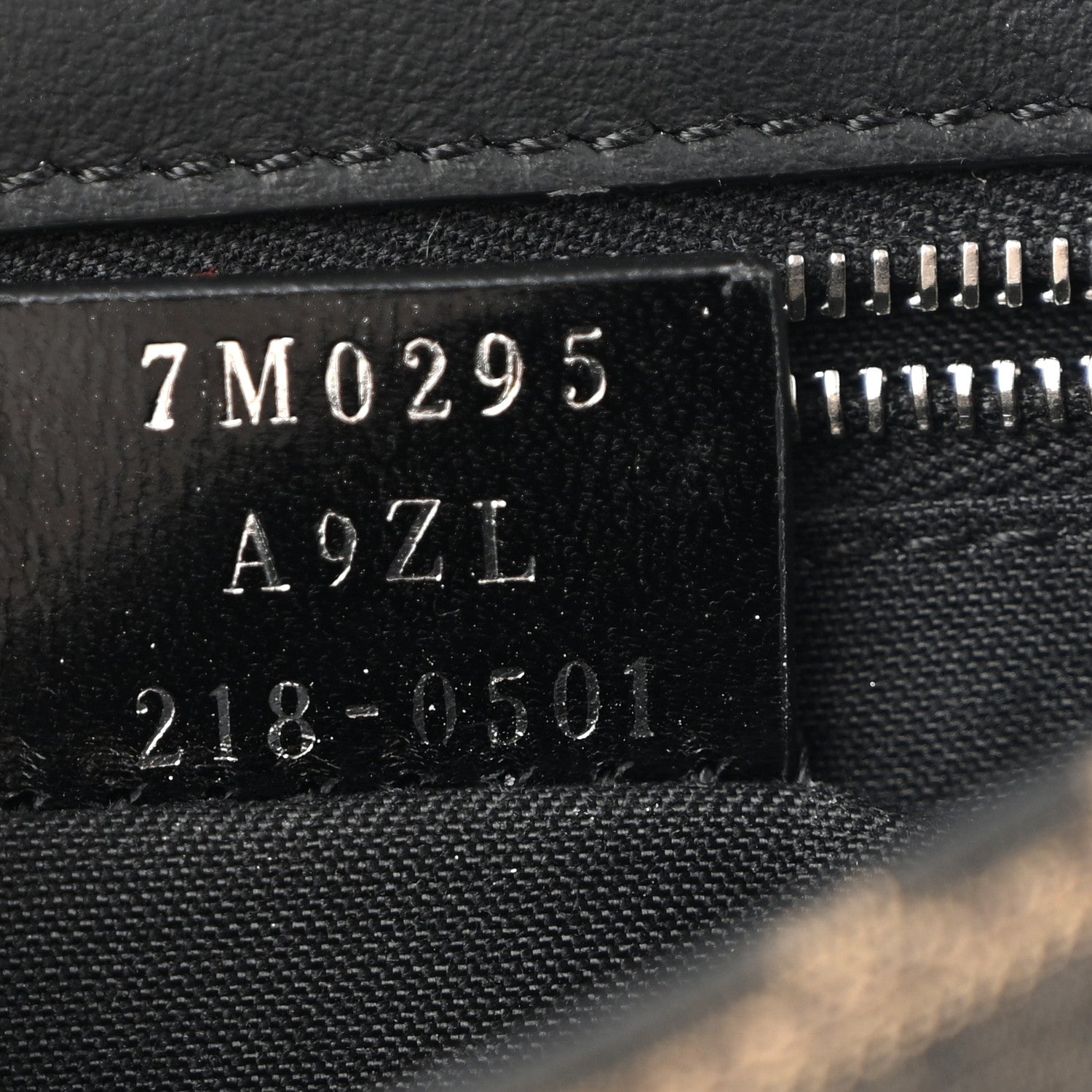 Fendi Recycled Fabric Jacquard Vitello Grace FF 1974 Baguette Belt Pouch Tobacco Moro Black 7 of 13