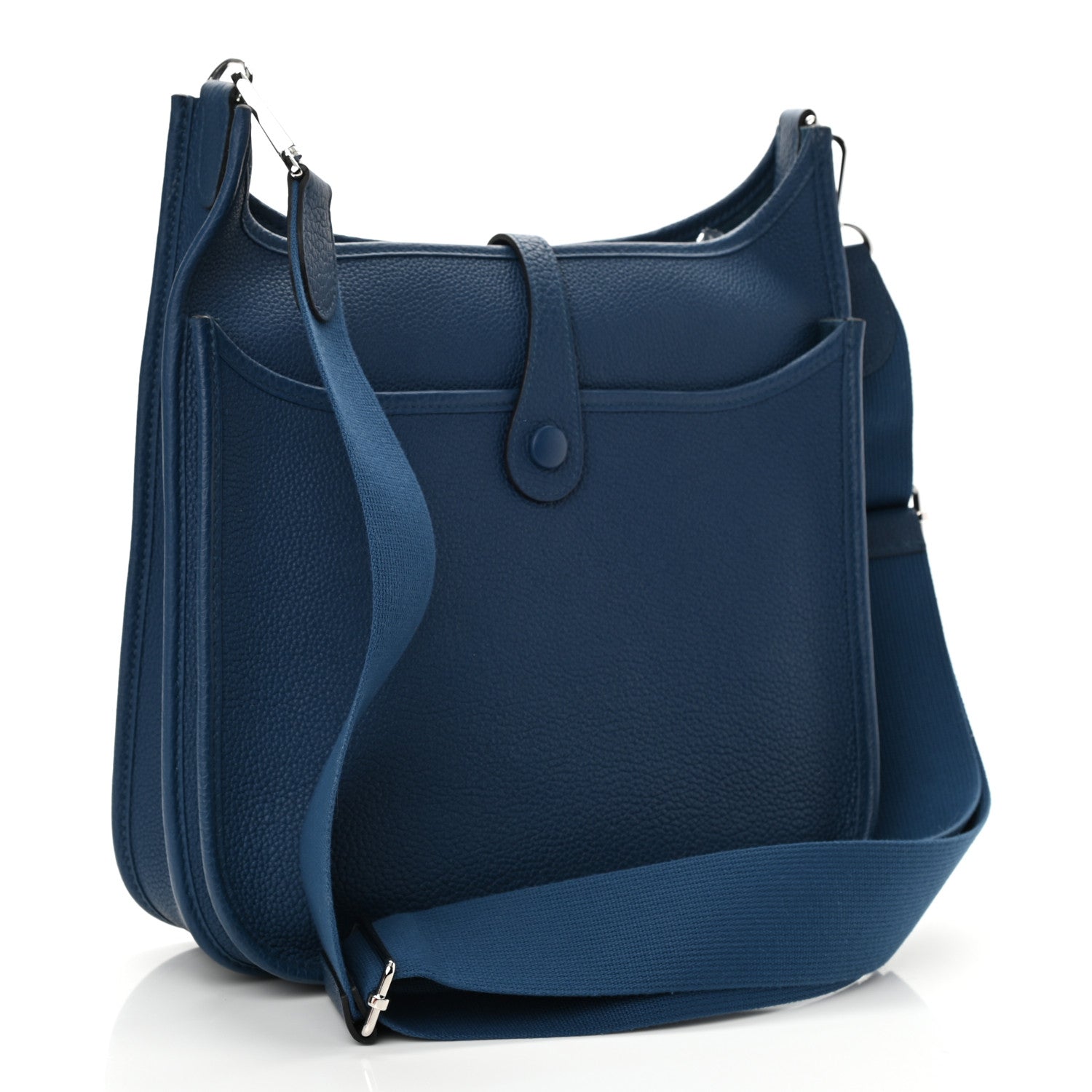Hermes Taurillon Clemence Evelyne III PM Deep Blue 2 of 10