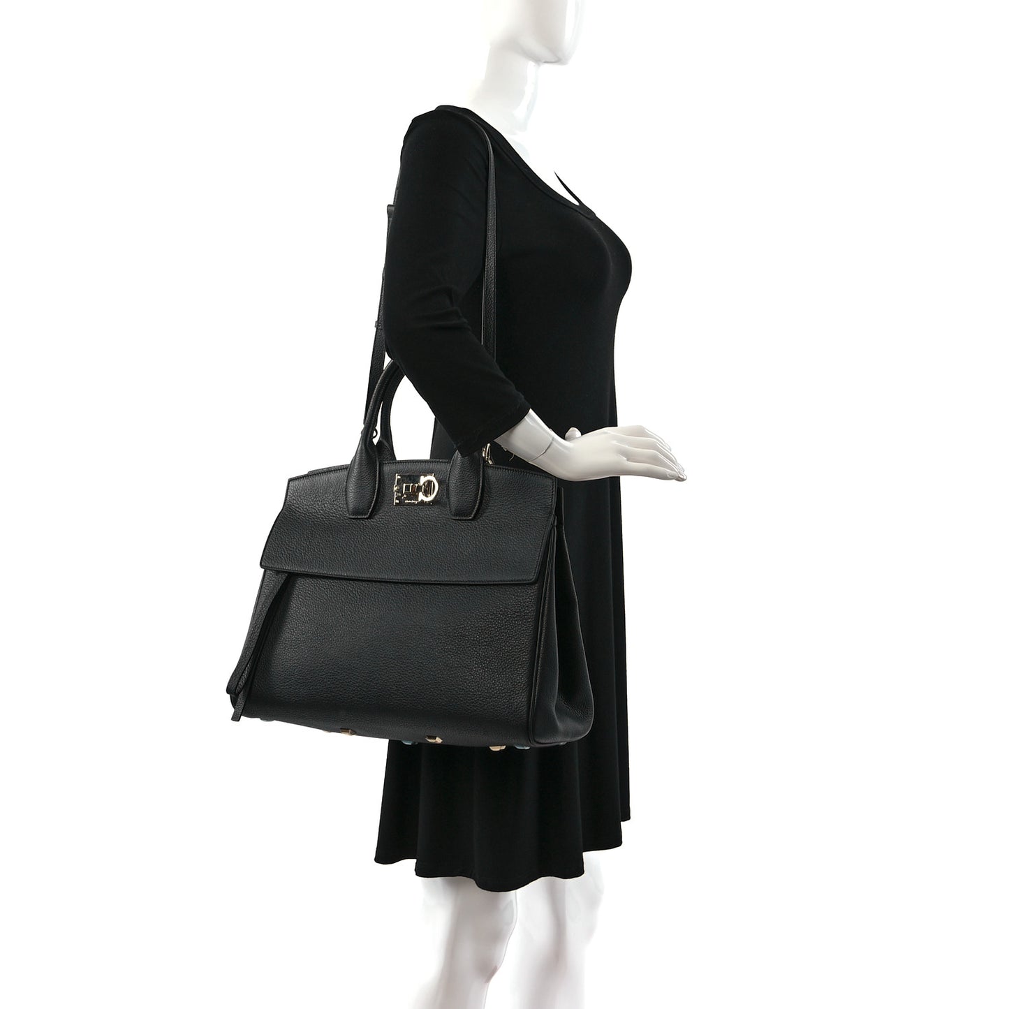 Calfskin The Studio Bag Black