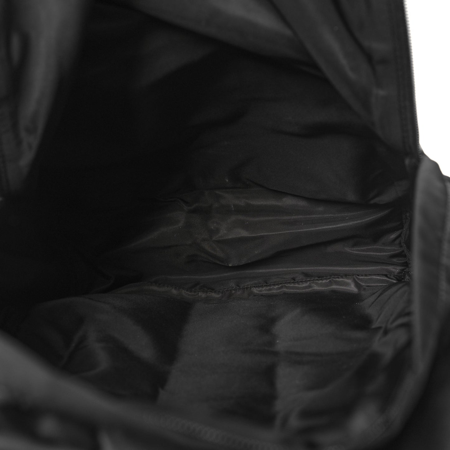 Nylon Logo Childrens Backpack Black
