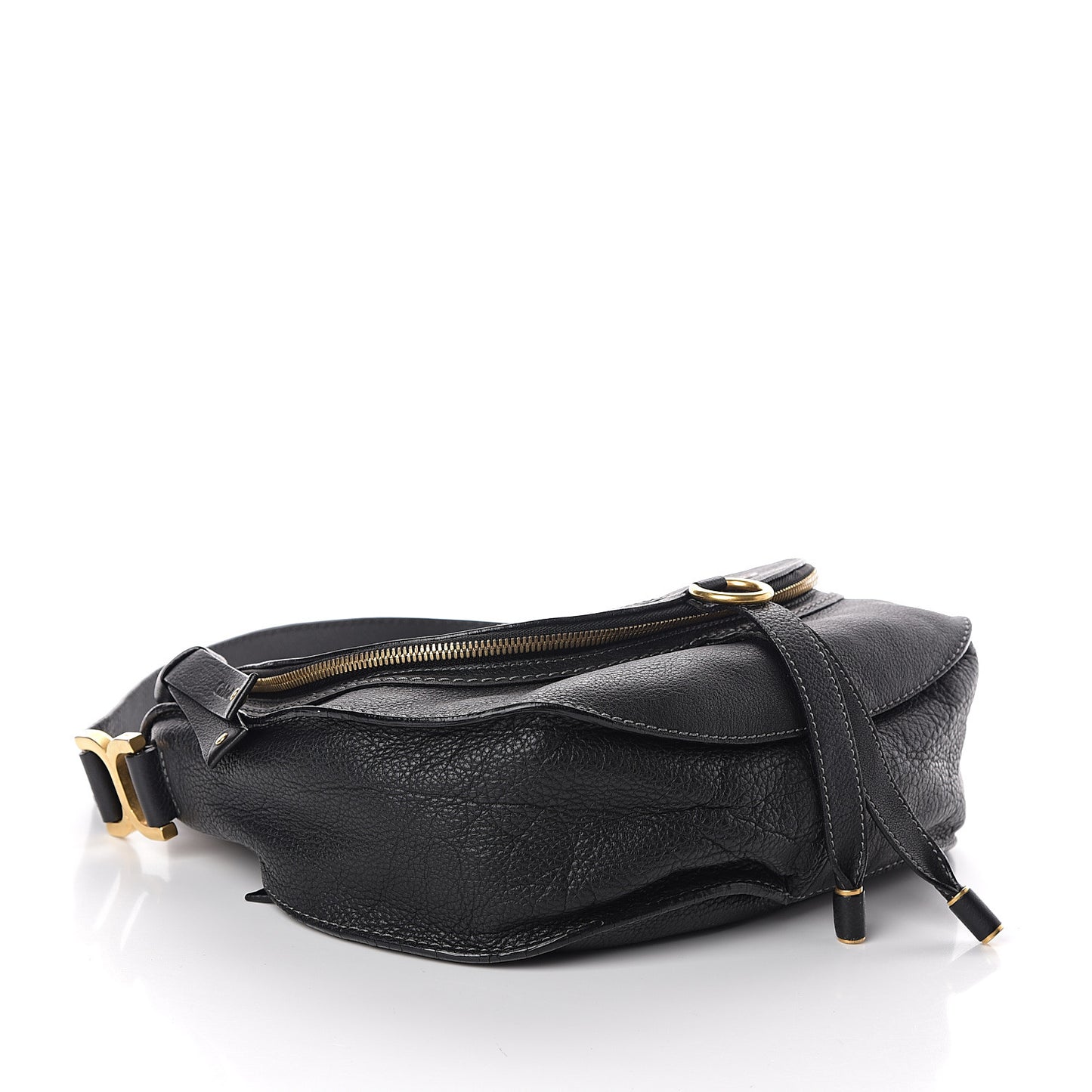 Calfskin Medium Marcie Crossbody Bag Black