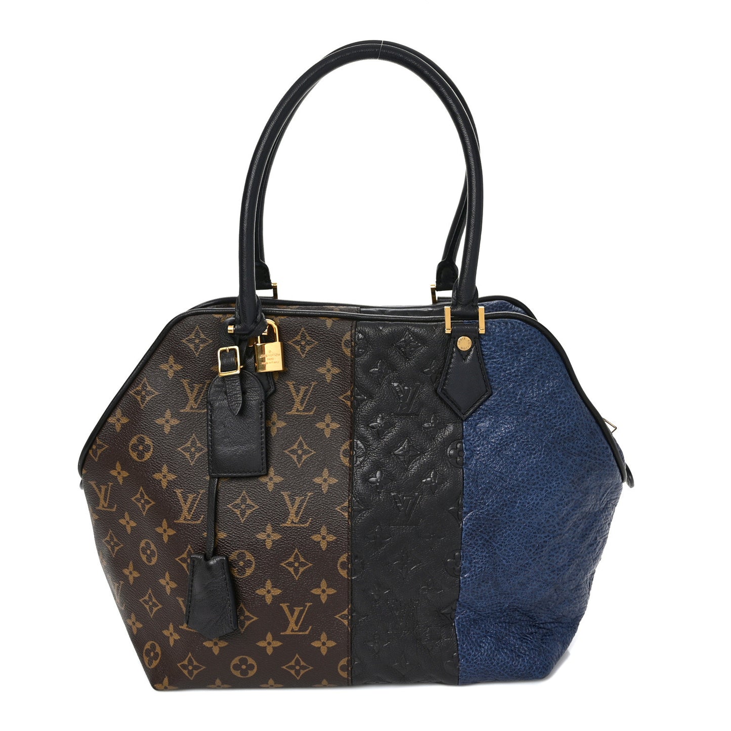 Monogram Stripes Medium Bag Marine