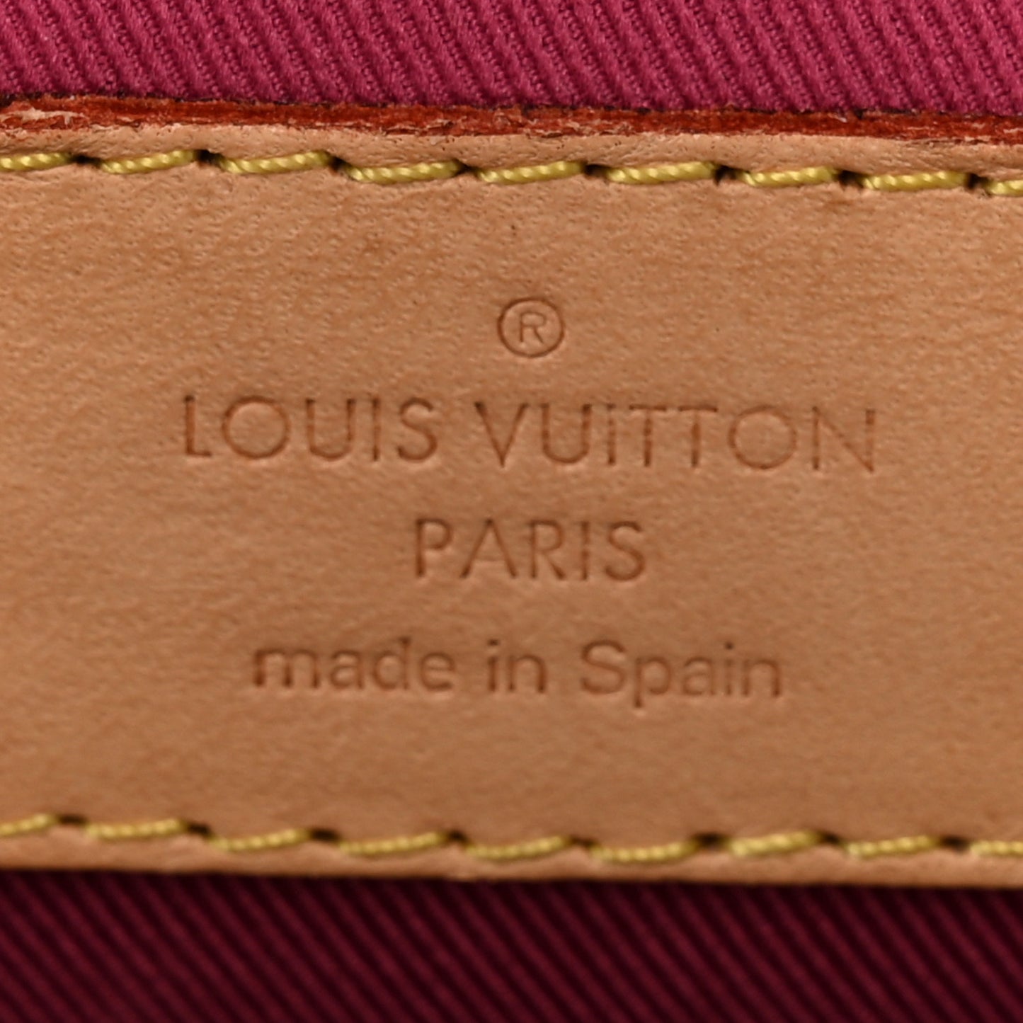 Monogram Cluny BB Bordeaux Fuchsia