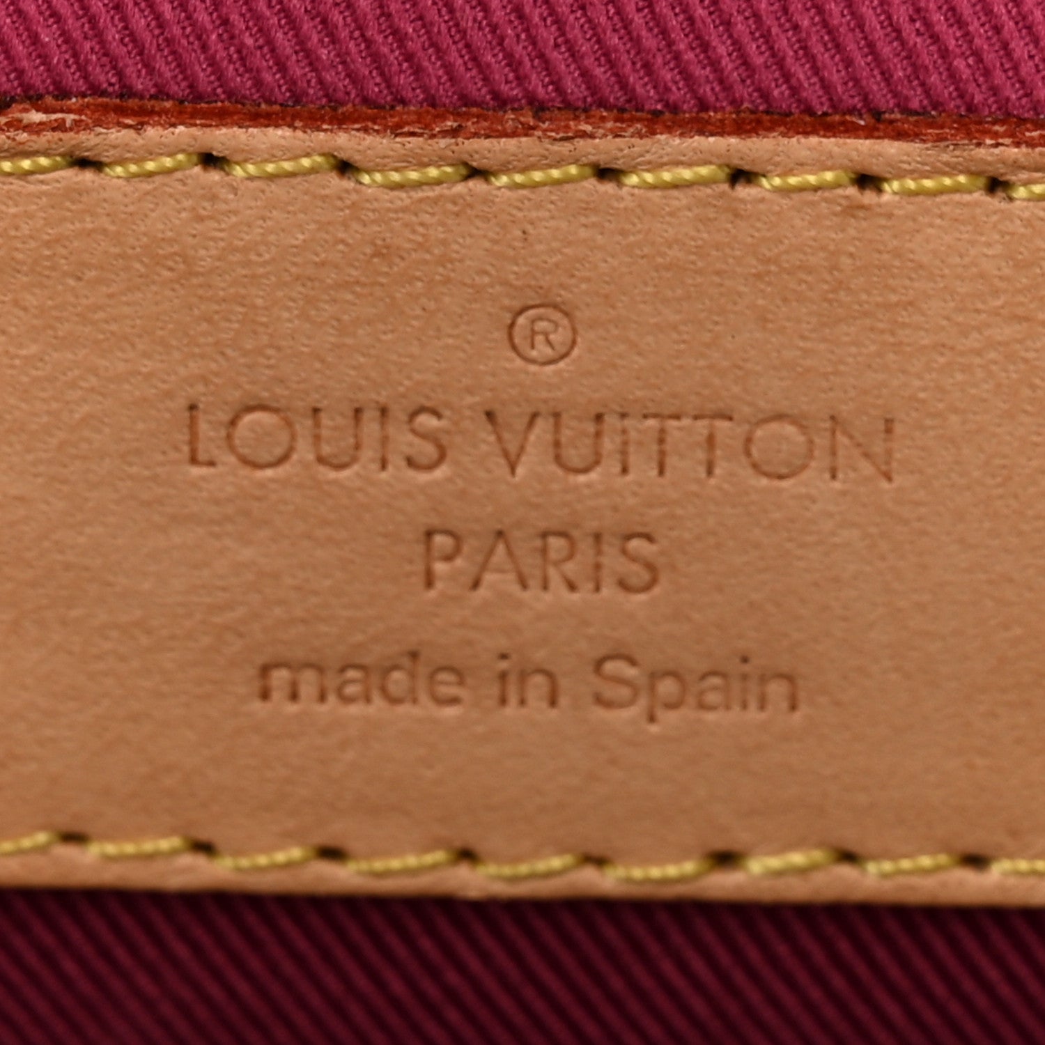 Louis Vuitton Monogram Cluny BB Bordeaux Fuchsia 6 of 12