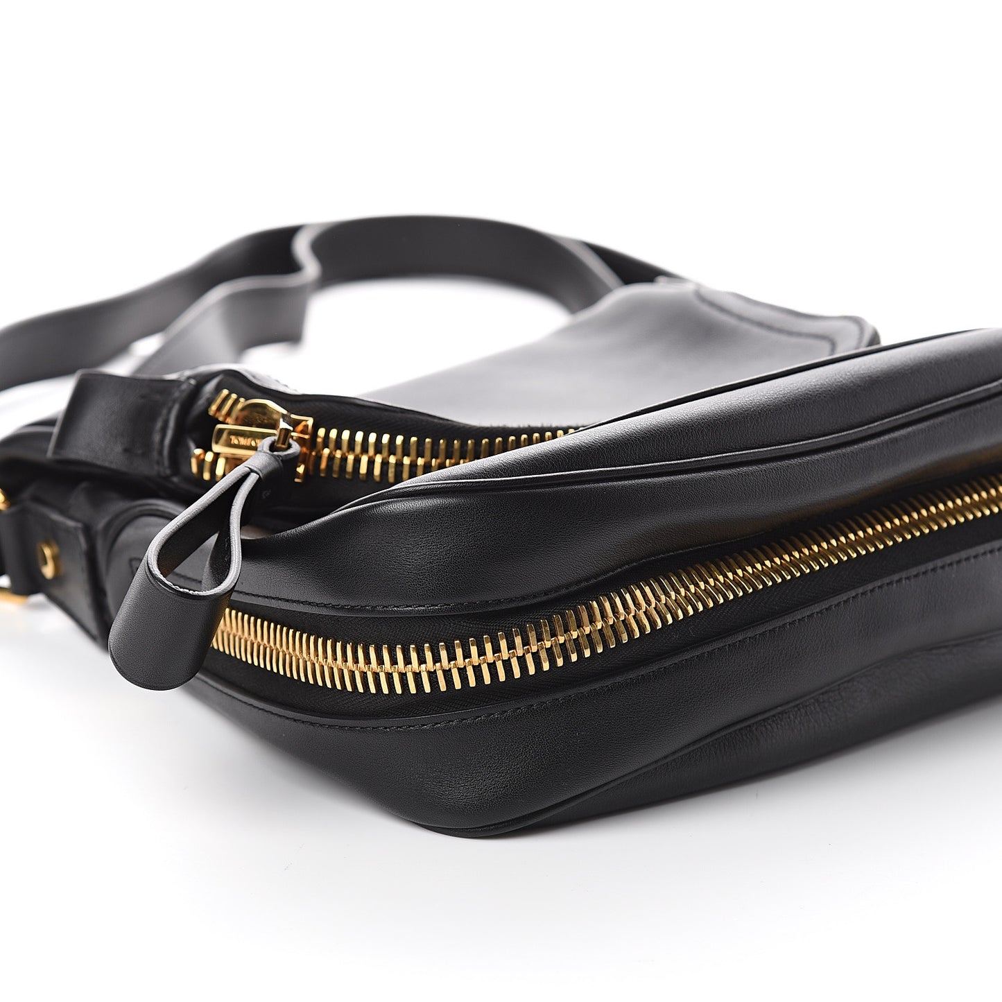 Calfskin Medium Jennifer Crossbody Bag Black