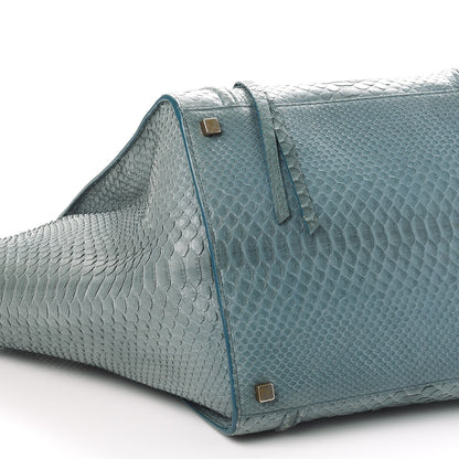 Celine Python Medium Phantom Luggage Blue 13 of 14