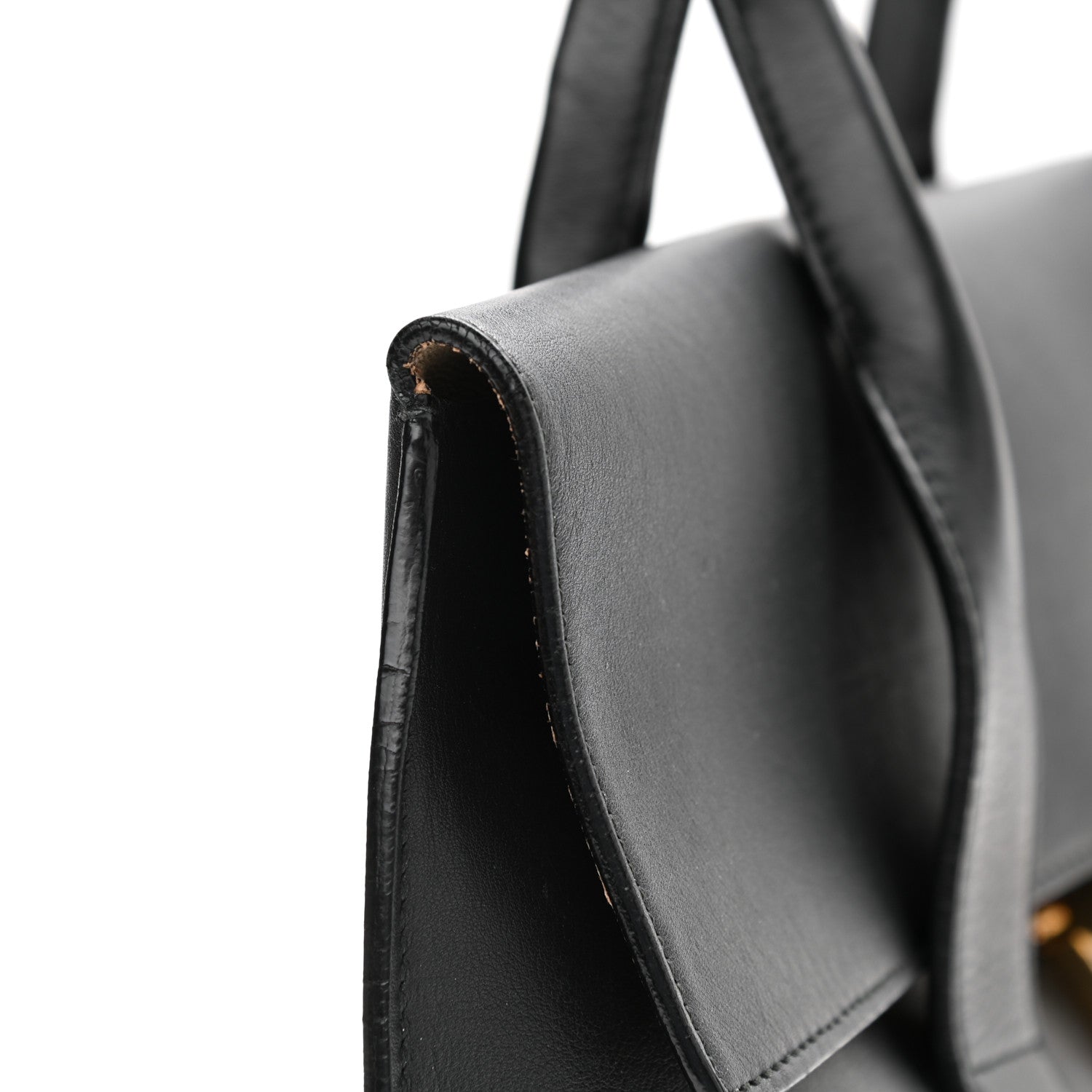 Salvatore Ferragamo Calfskin Medium Sookie Satchel Black 10 of 14
